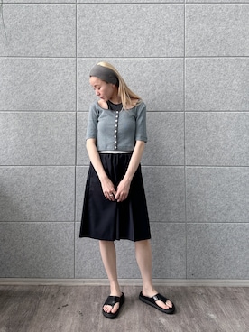 「CODE A（コードエー）のアイテム」を使った、sakkohさん（レディース・158cm）の夏コーディネート