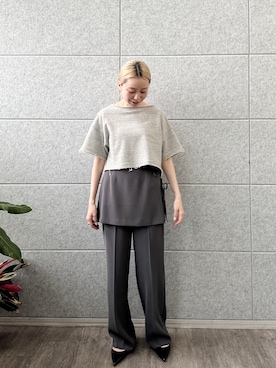 「CODE A（コードエー）のアイテム」を使った、sakkohさん（レディース・158cm）の春コーディネート