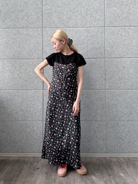 「CODE A（コードエー）のアイテム」を使った、sakkohさん（レディース・158cm）の夏コーディネート