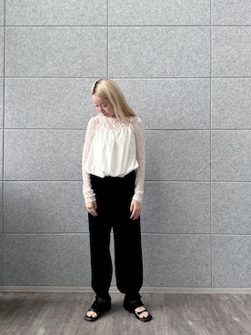 「CODE A（コードエー）のアイテム（トップス）」を使った、sakkohさん（レディース・158cm）の夏コーディネート