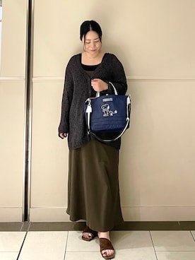 「スヌーピー」｜UENOさん（レディース・155cm）の春コーディネート