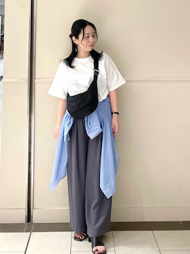 「russet（ラシット）のアイテム」を使った、UENOさん（レディース・155cm）の春コーディネート