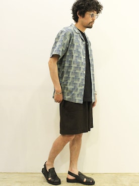 「ink（インク）のアイテム」を使った、twothings&thinkさん（メンズ・168cm）の夏コーディネート