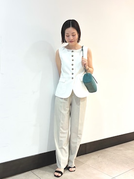 「grace grace （グラスグラス）のアイテム」を使った、nol yamaさん（レディース・160cm）の夏コーディネート