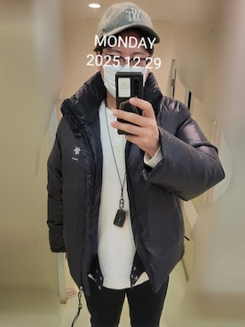 「WTAPS（ダブルタップス）のアイテム（帽子）」を使った、taka1010🌈さん（メンズ・182cm）の冬コーディネート