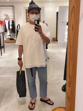 「Levi's（リーバイス）のアイテム（パンツ）」を使った、taka1010🌈さん（メンズ・182cm）の夏コーディネート