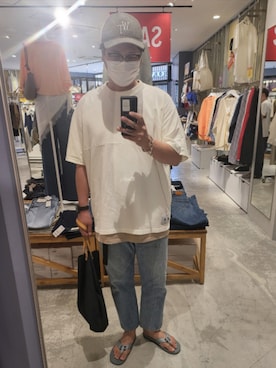 「WTAPS（ダブルタップス）のアイテム（キャップ）」を使った、taka1010🌈さん（メンズ・182cm）の夏コーディネート