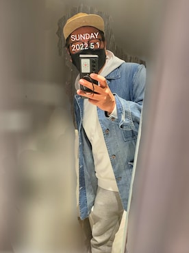 「Ron Herman（ロン ハーマン）のアイテム（ジャケット/アウター）」を使った、taka1010🌈さん（メンズ・182cm）の春コーディネート
