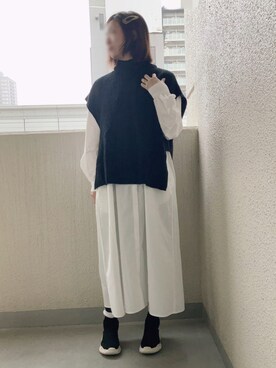 「アイテム（シャツワンピース）」を使った、n_t_mさん（レディース・158cm・30代）の秋コーディネート