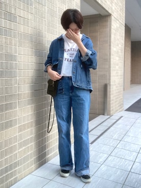 「frames RAY CASSIN（フレームスレイカズン）のアイテム（ジャケット/アウター）」を使った、n_t_mさん（レディース・158cm）の秋コーディネート