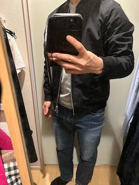 YUの食べログ@愛知県のグルメブロガーさん（メンズ・160cm）の春コーディネート