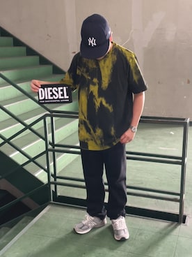 「diesel」｜MJ-MICHIさん（メンズ・165cm）の夏コーディネート