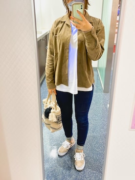 「お買い物」｜「アイテム（パンツ）」を使った、Sanae.Iさん（レディース・168cm）の春コーディネート
