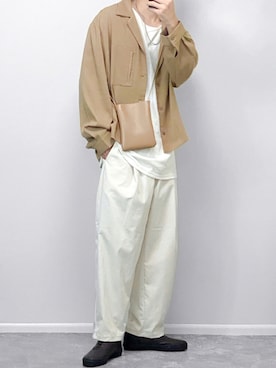 「SLACK FOOTWEAR（スラックフットウェア）のアイテム」を使った、gakuさん（メンズ・173cm）の秋コーディネート