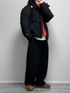 「アイテム（ダウンジャケット/コート）」を使った、gakuさん（メンズ・173cm）の秋コーディネート