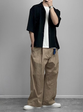 「ADRER(アドラー)のcool touch comfortable layered tank top/クールタッチコンフォータブルレイヤードタンクトップ(タンクトップ)」を使った、gakuさん(メンズ・173cm)の春コーディネート