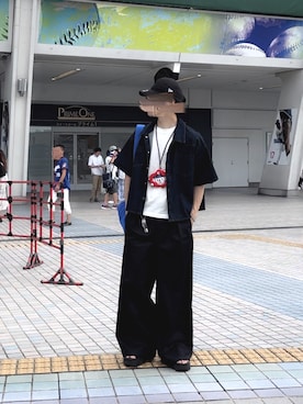 「アイテム（アンダーウェア）」を使った、gakuさん（メンズ・173cm）の秋コーディネート