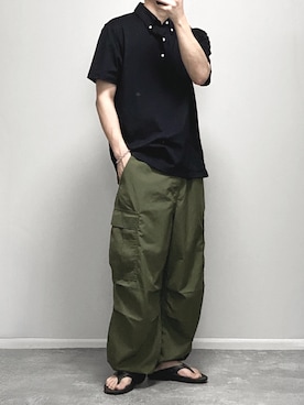 「CROSSPLUS ONLINE（クロスプラスオンライン）のアイテム」を使った、gakuさん（メンズ・173cm）の春コーディネート