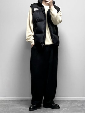 「UNIQLO（ユニクロ）のアイテム（スウェットパンツ）」を使った、gakuさん（骨格ウェーブ・メンズ・173cm）の秋コーディネート