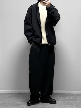 「UNIQLO（ユニクロ）のアイテム（スウェットパンツ）」を使った、gakuさん（骨格ウェーブ・メンズ・173cm）の秋コーディネート