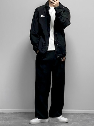 「NIKE(ナイキ)のナイキ エア フォース 1 '07 メンズシューズ / Nike Air Force 1 '07 Men's Shoes CW2288-111 White(スニーカー)」を使った、gakuさん(メンズ・173cm)の秋コーディネート