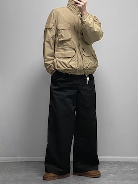 「アイテム（アンダーウェア）」を使った、gakuさん（メンズ・173cm）の秋コーディネート