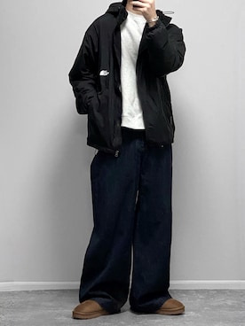 「アイテム（アンダーウェア）」を使った、gakuさん（メンズ・173cm）の秋コーディネート