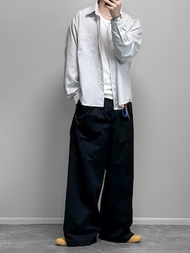 「無印良品（ムジルシリョウヒン）のアイテム」を使った、gakuさん（メンズ・173cm）の夏コーディネート