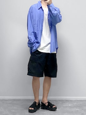 「WYM」｜「アイテム（その他）」を使った、gakuさん（メンズ・173cm）の夏コーディネート