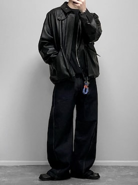 「SINSS（シンス）のアイテム（アクセサリー）」を使った、gakuさん（メンズ・173cm）の春コーディネート