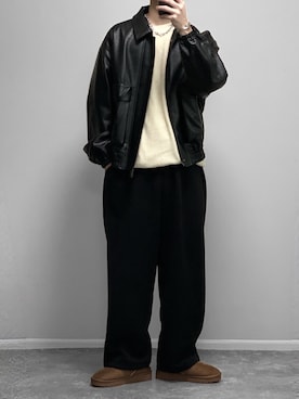 「アイテム（レッグウェア）」を使った、gakuさん（メンズ・173cm）の秋コーディネート