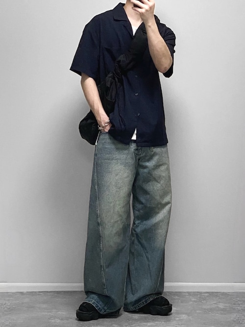 Nylon gathered mini shoulder bag / ナイロンギャザーミニショルダーバッグ