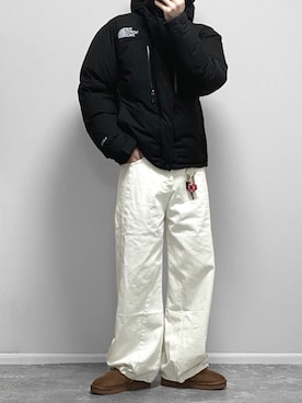 「アイテム（トランクス）」を使った、gakuさん（メンズ・173cm）の冬コーディネート