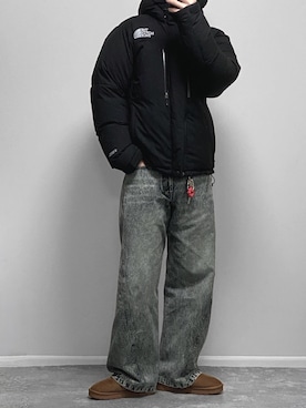 「アイテム（アンダーウェア）」を使った、gakuさん（メンズ・173cm）の冬コーディネート