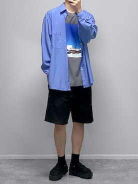 「WEGO（ウィゴー）のアイテム」を使った、gakuさん（メンズ・173cm）の夏コーディネート