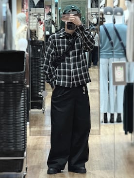 「アイテム（アンダーウェア）」を使った、gakuさん（メンズ・173cm）の秋コーディネート