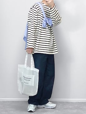 「アイテム（ビジネスシャツ）」を使った、gakuさん（メンズ・173cm）の春コーディネート