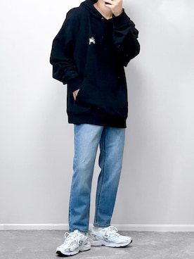 パーカーを使った 韓国ファッション のメンズ人気ファッションコーディネート Wear