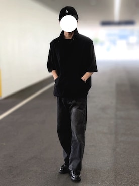 「WYM LIDNM（ウィム バイ リドム）のアイテム（ブルゾン）」を使った、gakuさん（骨格ウェーブ・メンズ・173cm）の春コーディネート