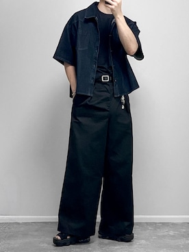 「アイテム（アンダーウェア）」を使った、gakuさん（メンズ・173cm）の夏コーディネート