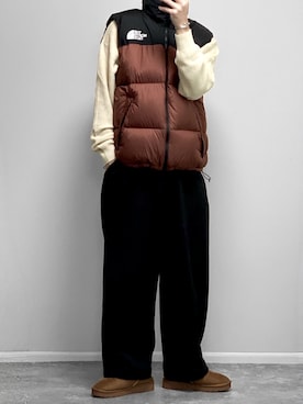 「アイテム（アンダーウェア）」を使った、gakuさん（メンズ・173cm）の秋コーディネート