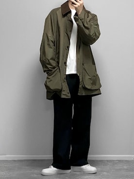「アイテム（トランクス）」を使った、gakuさん（メンズ・173cm）の秋コーディネート