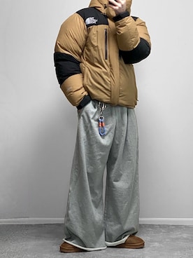 「EKAL（エカル）のアイテム」を使った、gakuさん（メンズ・173cm）の冬コーディネート