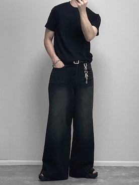 「アイテム（アンダーウェア）」を使った、gakuさん（メンズ・173cm）の夏コーディネート