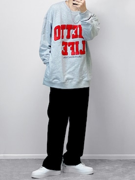 「AIR FORCE 1」｜gakuさん（メンズ・173cm）の秋コーディネート