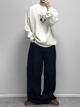「アイテム（ソックス/靴下）」を使った、gakuさん（メンズ・173cm）の秋コーディネート