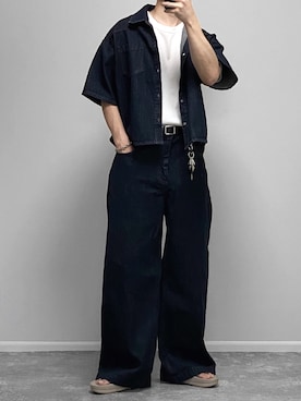 「アイテム（その他）」を使った、gakuさん（メンズ・173cm）の夏コーディネート