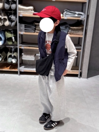 「coca（coca）（コカ）のキッズ アソートプリント長袖Tシャツ（Tシャツ/カットソー）」を使った、gakuさん（メンズ・173cm）の春コーディネート