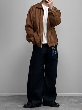 「アイテム（アンダーウェア）」を使った、gakuさん（メンズ・173cm）の春コーディネート