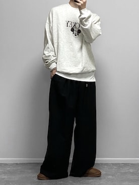 「アイテム（アンダーウェア）」を使った、gakuさん（メンズ・173cm）の秋コーディネート